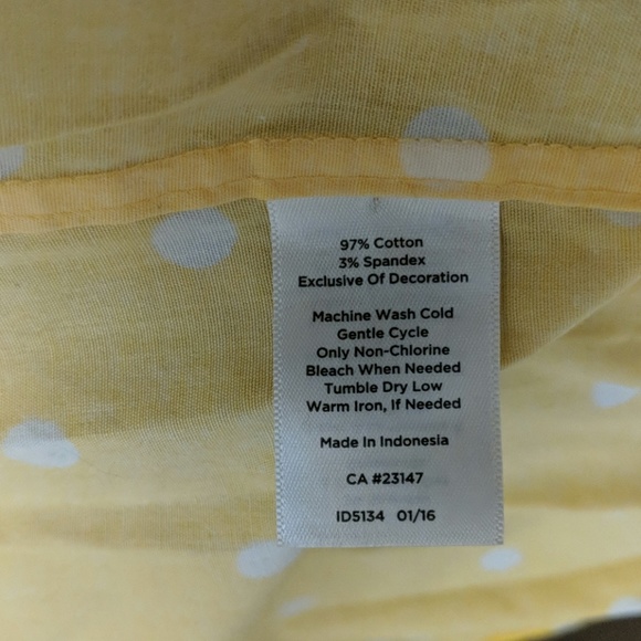 Talbot's Yellow sleeveless shirt - Picture 4 of 6